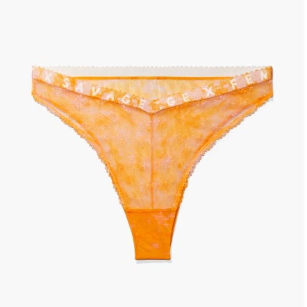 NWT Savage X Fenty - Watercolor Tie Dye Lace Brazilian